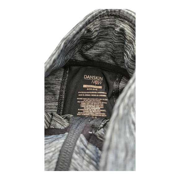 Danskin Small Gray and Black Long Sleeve Zip Closure Jacket - Picture 3 of 7